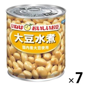 缶詰 いなば食品 大豆水煮 国産大豆使用 290g 1セット（7缶）の商品画像