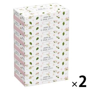ティッシュペーパー 150組（7個入） エリエール i:na petit（イーナプチ）ティシュー 1セット（2パック）大王製紙