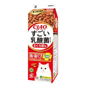CIAO すごい乳酸菌 クランキー 牛乳パック まぐろ節味 ( 400g
