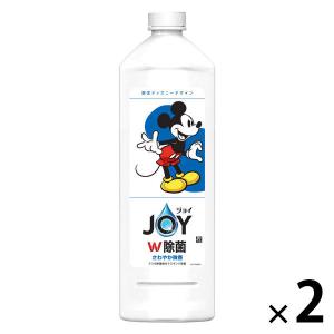【アウトレット】ジョイ W除菌 手洗い用食器洗剤 さわやか微香 詰め替え 特大 600mL 1セット（1個×2）  ディズニーコラボ P＆G｜LOHACO by アスクル
