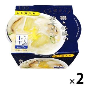 具粥さん 鶏と冬瓜の柚子だし もち麦入り 109kcal 1セット（2個） レンジ対応 カップ入り 国分グループ本社｜LOHACO by ASKUL