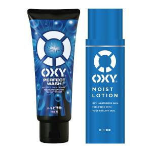 （洗う+潤うセット）OXY オキシー 洗顔料 パーフェクトウォッシュ大容量＋モイストローション 化粧水 メンズ｜LOHACO by ASKUL