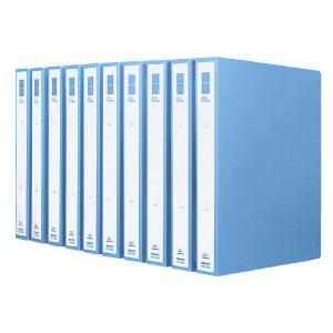 Oリングファイル A4 黒 2穴 10冊 リングファイル : よろずやマルシェ