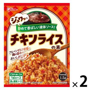 チキンライスの素 2個 江崎グリコ チャーハンの素 炒飯の素 簡単 時短 調味料｜LOHACO by アスクル