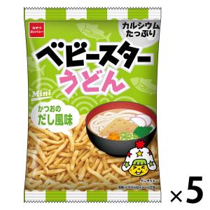 小袋 小分け 食べきりサイズ ベビースターうどん かつおのだし風味 ミニ 20g 1セット（1個×5）｜LOHACO by アスクル