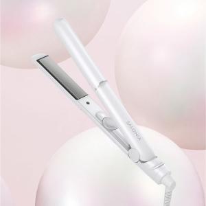 SALONIA（サロニア） ヘアアイロン 24mm ピンク スムースシャイン