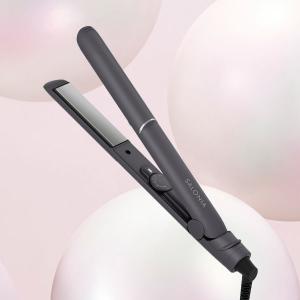 開梱品未使用　SALONIA グロッシーケアストレートヘアアイロSAL24112 グロッシーケア ストレートヘアアイロン グレー SAL24112GR [交流