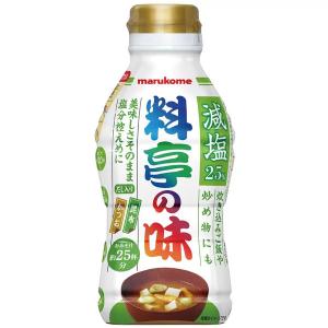 マルコメ　液みそ　料亭の味減塩　430g　1本　だし入り 味噌｜LOHACO by アスクル