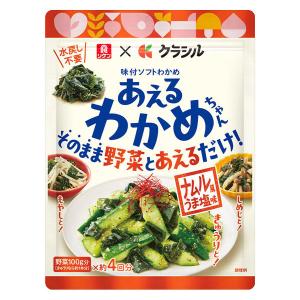リケン×クラシル あえるわかめちゃん ナムル風うま塩味 チャック付 40g 1個 理研ビタミン｜LOHACO by アスクル