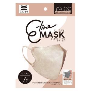 伊藤忠リーテイルリンク Eーlineマスク ベージュ 1袋 （7枚入）の商品画像