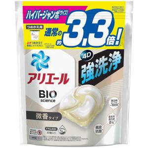 アリエール アリエールジェルボール4D微香 つめかえ用 メガジャンボ