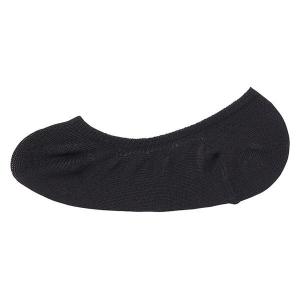 無印良品 脱げにくい 綿混 フットカバー つま先ワイド 婦人 23〜25cm 黒 良品計画