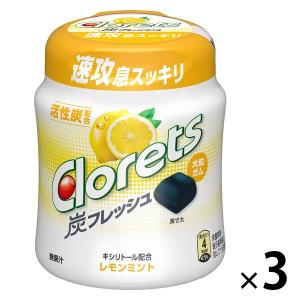 リカルデント洋梨ミントボトル6個と20個クロレッツレモンサイダーボトル6個と20 モンデリーズ・ジャパン クロレッツ炭フレッシュレモンミントボトル(粒