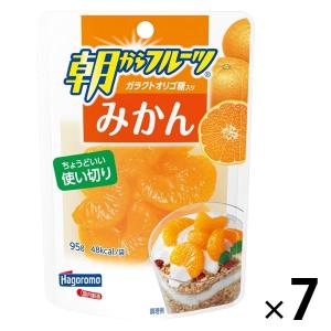 パウチ 朝からフルーツ みかん 使い切り 95g 1セット（7個） はごろもフーズ