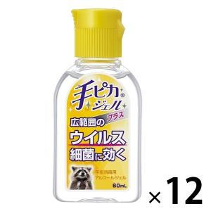 （セール）手ピカジェルプラス　60mL　健栄製薬　12個