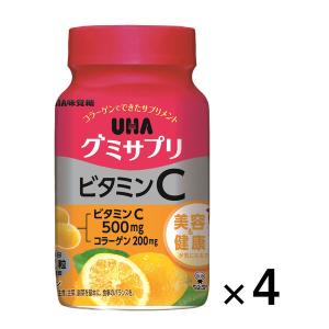 UHAグミサプリ ビタミンC ボトルタイプタイプ 30日分 4個 UHA味覚糖 サプリメント｜LOHACO by ASKUL