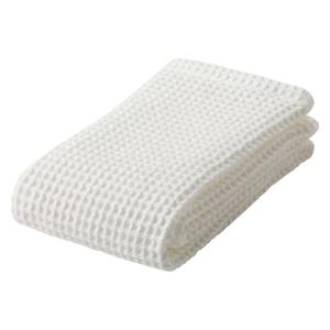 無印良品 ワッフル織りフェイスタオル 34×85cm オフ白 良品計画