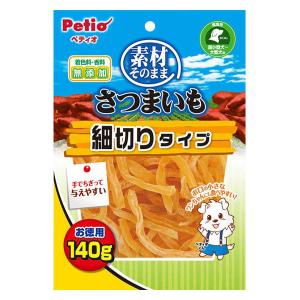 ペティオ 素材そのまま 無添加 さつまいも 細切りタイプ 140g 1袋 犬用 おやつ｜LOHACO by アスクル