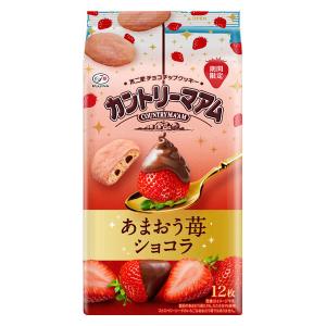 クッキー ビスケット 個包装 お配り菓子 カントリーマアム　あまおう苺ショコラ　12枚入 1個｜LOHACO by アスクル