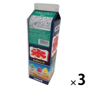 業務用 シロップ スミダ飲料 スミダ かき氷 メロン 1L 1000ml 紙パック 3本｜LOHACO by アスクル