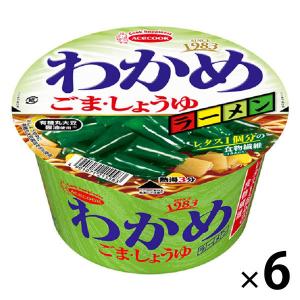 エースコック わかめラーメン ごま・しょうゆ 93g 6個｜LOHACO by ASKUL