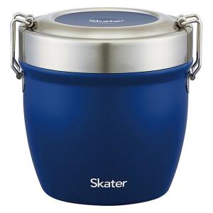 【ワゴンセール】 真空ステンレス丼ランチジャー 800ml ブルー スケーター