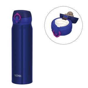 【アウトレット】サーモス（THERMOS） 水筒 真空断熱ケータイマグ 600ml ネイビーピンク JNL-604 ワンタッチボトル ECO 1個