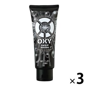 OXY（オキシー）洗顔料 ディープウォッシュ 毛穴ごっそり 大容量 200g 3個 ロート製薬
