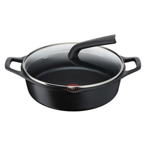 【ワゴンセール】 T-fal（ティファール） キャストラインアロマ シャローパン 両手鍋 28cm アルミ鍋 E22172