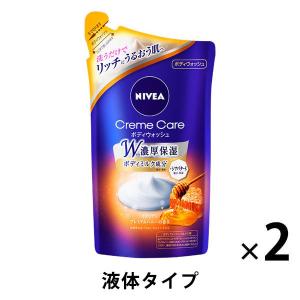 ニベア クリームケア ボディウォッシュ イタリアンプレミアムハニーの香り 詰め替え 360ml 2個 ボディーソープ 花王【液体タイプ】｜LOHACO by ASKUL