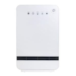 山善 大風量セラミックヒーター DSF-VN12（W） 温度センサー 人感センサー ホワイト 1200W 2段階切替