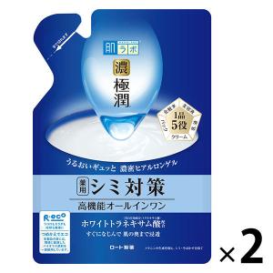 肌ラボ 濃極潤 美白パーフェクトゲル 80g 詰替え ×2個 ロート製薬