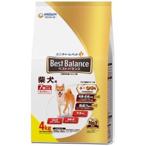 ベストバランス カリカリ仕立て 7歳以上 柴犬用 4kg（500g×8袋入）国産 1袋 ユニ・チャーム ドッグフード 犬 ドライ