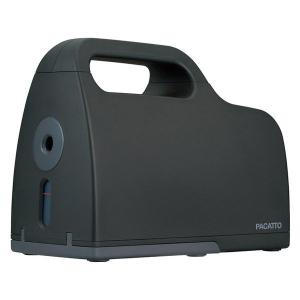 全自動充電式シャープナー PACATTO（パカット） ブラック 鉛筆削り NEK-101BK ナカバヤシ
