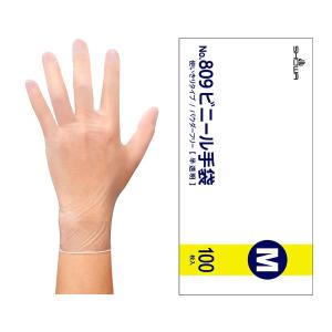 【使いきりビニール手袋】ショーワグローブ No.809 ビニール手袋 M 1箱（100枚入）｜LOHACO by アスクル