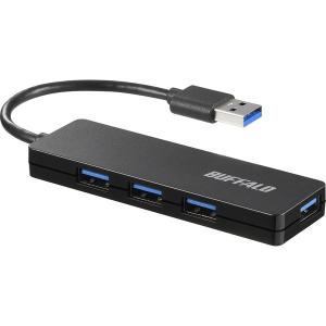 バッファロー ＵＳＢ３．０　４ポート　バスパワーハブ　ブラック BSH4U120U3BK 1台｜LOHACO by ASKUL