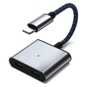 美品】Belkin iPhoneライトニングデュアルアダプター 1個