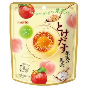 meito とけだす果実の紅茶 アップル＆ピーチ 1パック（5本入）｜LOHACO by アスクル
