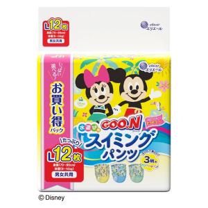 グーン おむつ 水遊び用 スイミングパンツ L（9〜14kg） 1パック（12枚入） 男女共用 大王製紙