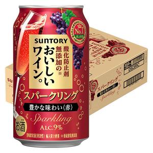 缶ワイン 酸化防止剤無添加のおいしいスパークリングワイン。赤泡 缶 350ml 1箱（24本）｜LOHACO by ASKUL