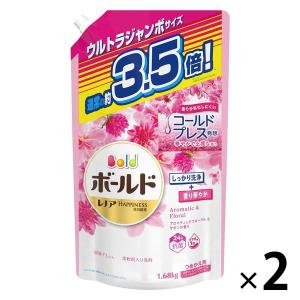 【ワゴンセール】【旧品】ボールドジェル 液体 アロマティックフローラル＆サボン 詰め替え ウルトラジャンボ 1680g 1セット（2個入） 洗濯洗剤 P＆G｜LOHACO by ASKUL