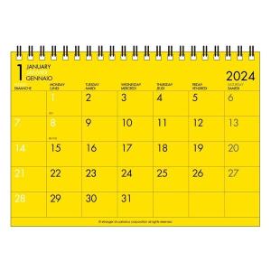 【2024年版カレンダー】エトランジェ・ディ・コスタリカ B6 卓上 日曜始まり CLT-G-02 1冊