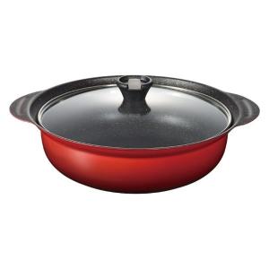 【アウトレット】和平フレイズ 紅丈膳 IH対応フチ付卓上鍋30cm RB-1677 1個｜LOHACO by アスクル