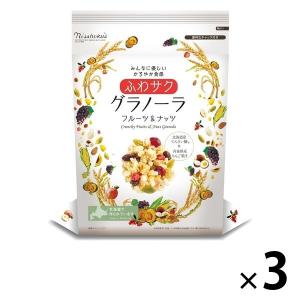 日食 ふわサク フルーツ＆ナッツ グラノーラ 3袋 日本食品製造 シリアル グラノーラ｜LOHACO by ASKUL