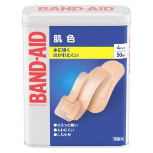 LOHACO - バンドエイド 肌色 4サイズ 50枚 937326 1箱