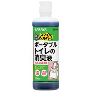 サラヤ　スマイルヘルパーさん　ポータブルトイレの消臭液　500mL　1箱（12本入）｜LOHACO by ASKUL