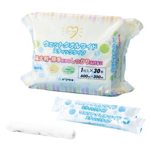 サルバ ディスポタオル 個包装タイプ ( 30本入 )/ 介護用品ぬれタオル