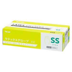 New DF ポリマーラテックスグローブFT ノンパウダー SSサイズ 1箱 (100