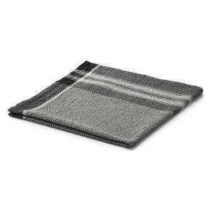 無印良品 インド綿細番手 マルチクロス チェック 黒 約50×50cm 良品計画