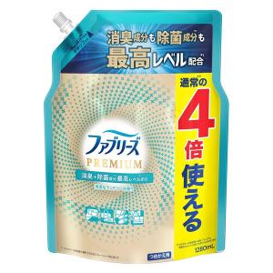 ファブリーズ 布用 W除菌+消臭 プレミアム 清潔なランドリーの香り 詰め替え 特大 1280ml 1個 消臭スプレー P＆G｜LOHACO by ASKUL